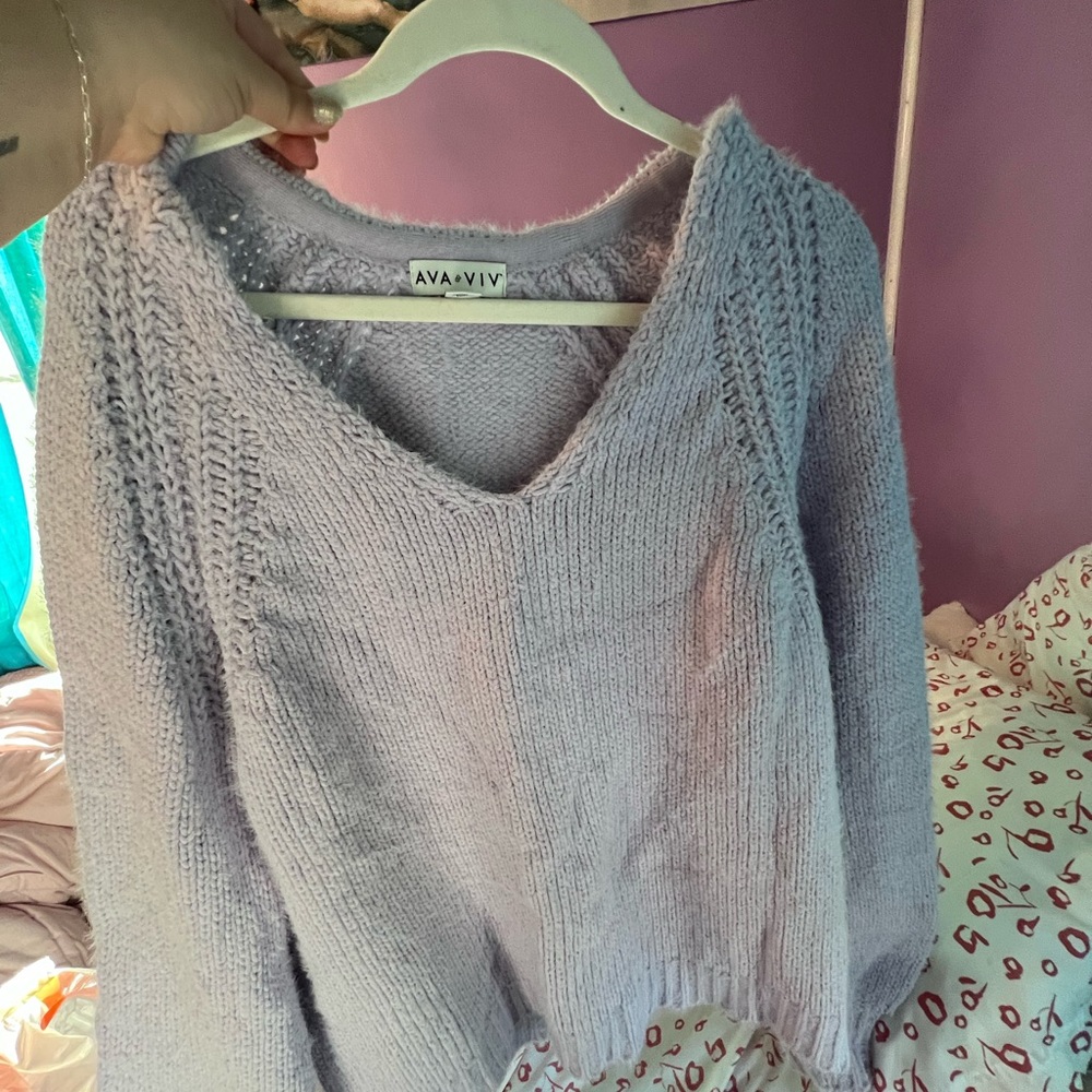 Lavender Ava & Viv Sweater